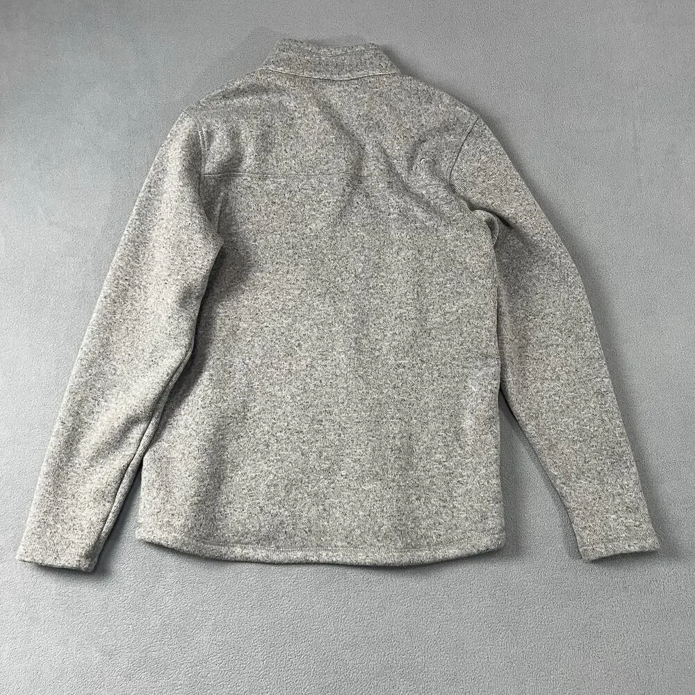 KUIU Sweater Mens XL Gray Base Camp High Loft Sweater Fleece 1/4 Zip Hunting